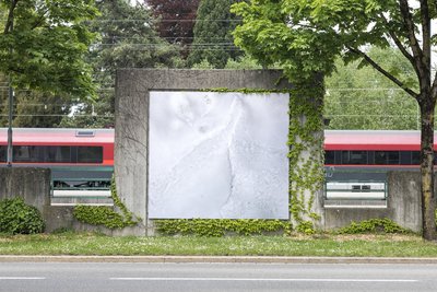 Installationsansicht After Blue Marble, KUB Billboards, 2018