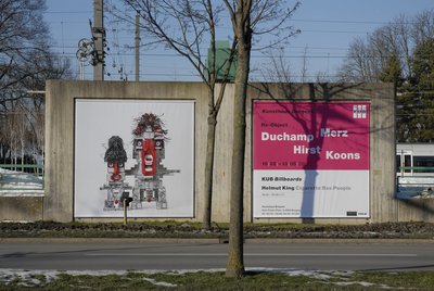 Installation view KUB Billboards, 2007