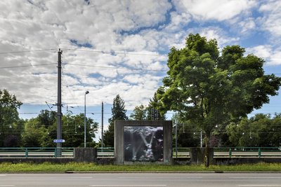 Installation view KUB Billboards, 2021