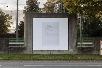 Installationsansicht KUB Billboards, 2019